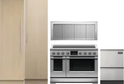 5 Piece Package Includes Refrigerator, Freezer, Range, Hood And Dishwasher